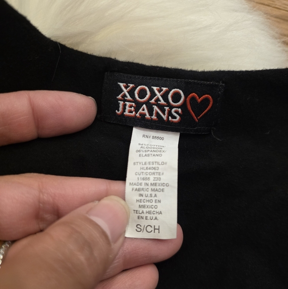 Vintage Boho Embroidered Black Long-Sleeve Top Set - Picture 7 of 9